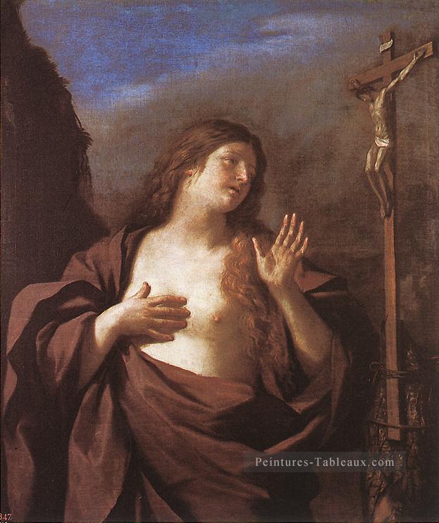 Marie Madeleine en Pénitence Baroque Guercino Peintures à l'huile